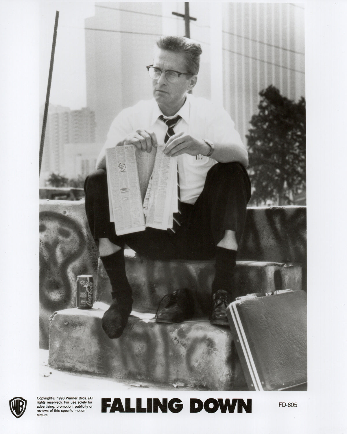 Falling Down 1993 Film Movie Press Publicity Still Framed