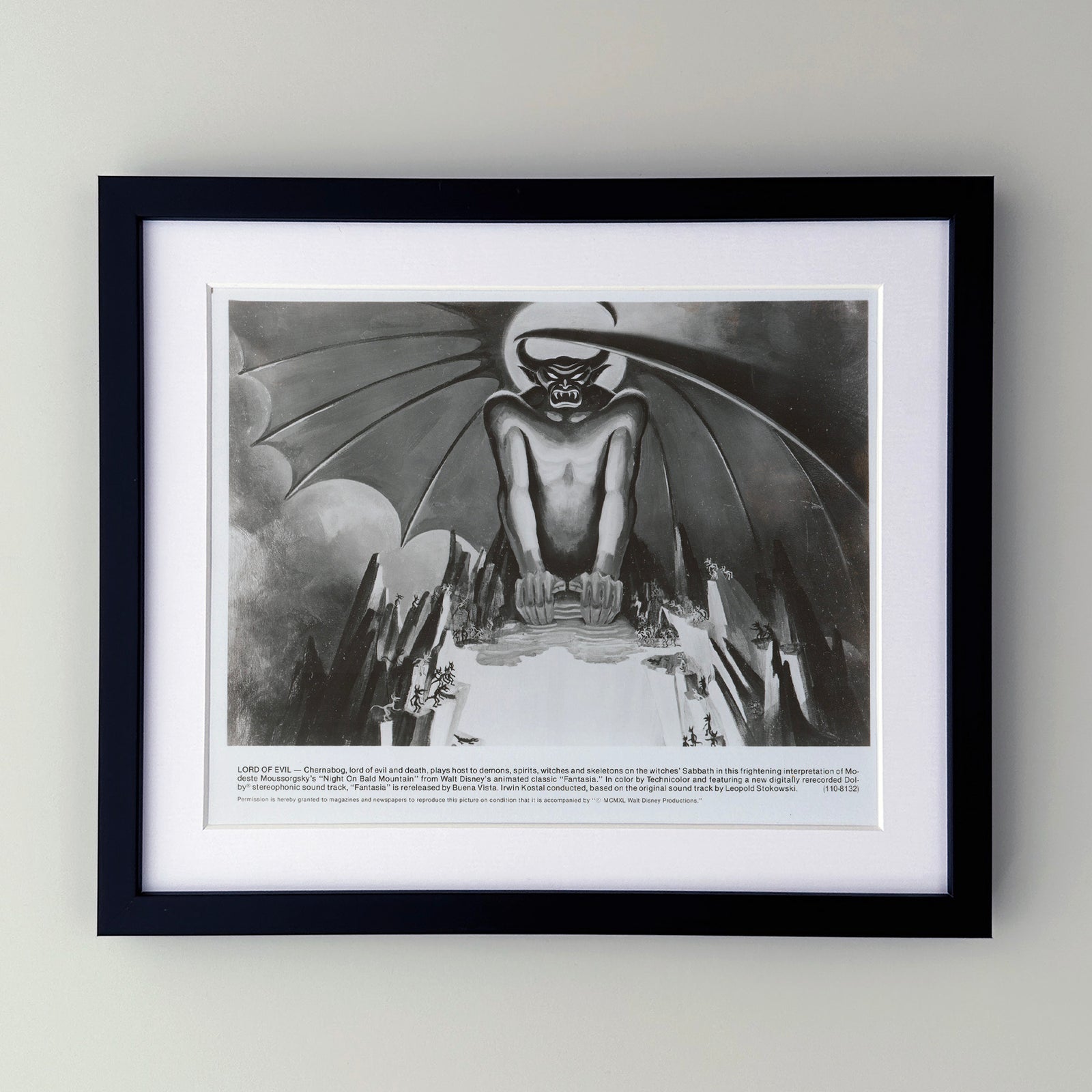 Fantasia 1940 Film Movie Press Publicity Still Framed