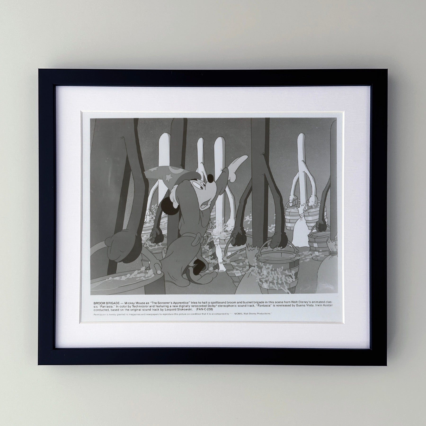 Fantasia 1940 Film Movie Press Publicity Still Framed