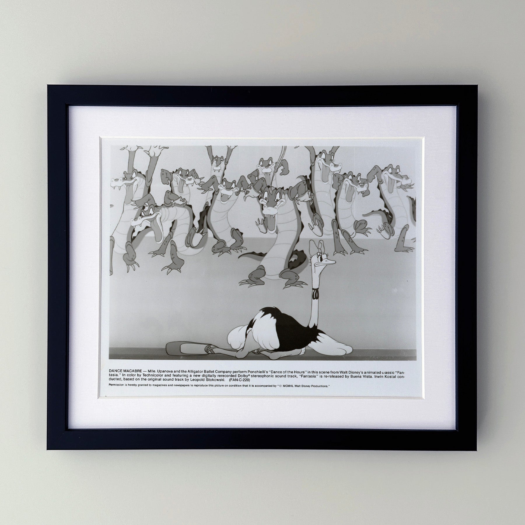 Fantasia 1940 Film Movie Press Publicity Still Framed