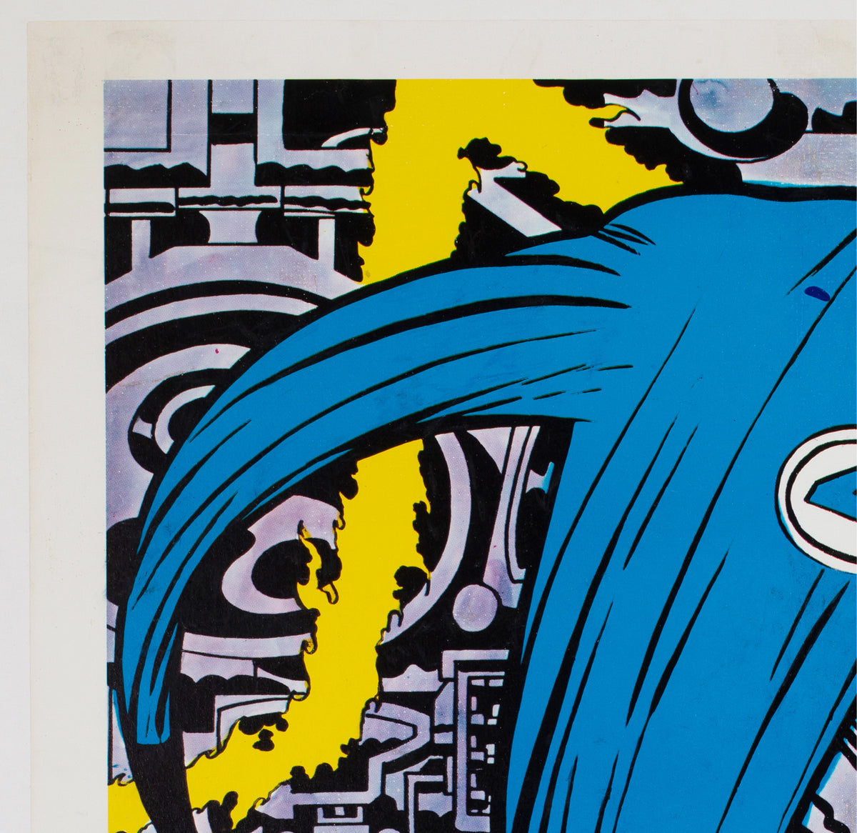 Fantastic Four 1970 Marvel Poster, Jack Kirby - detail