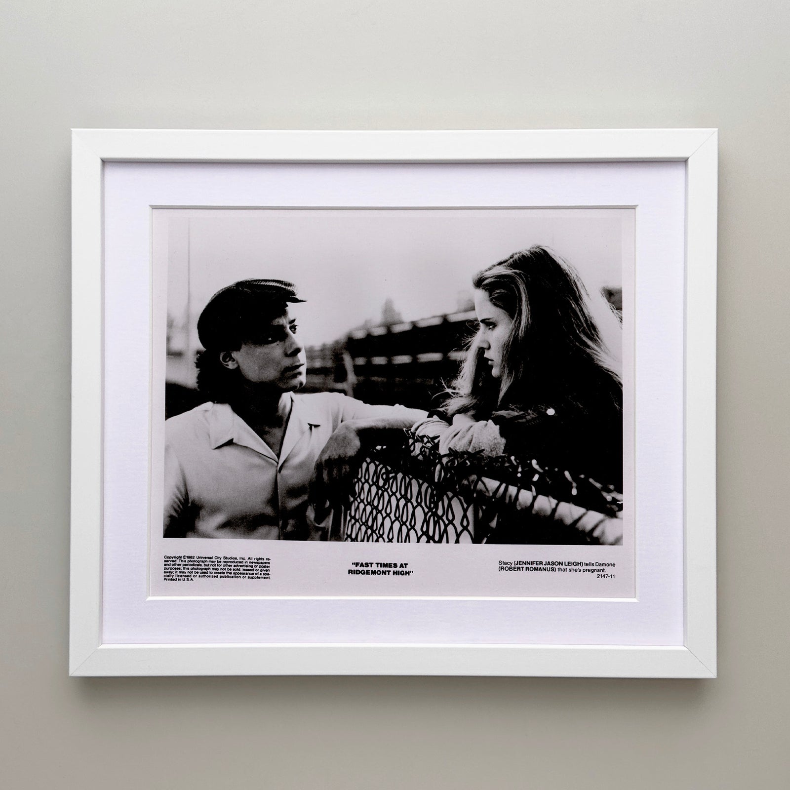 Fast Times at Ridgemont High 1982 Film Movie Press Publicity Still Framed