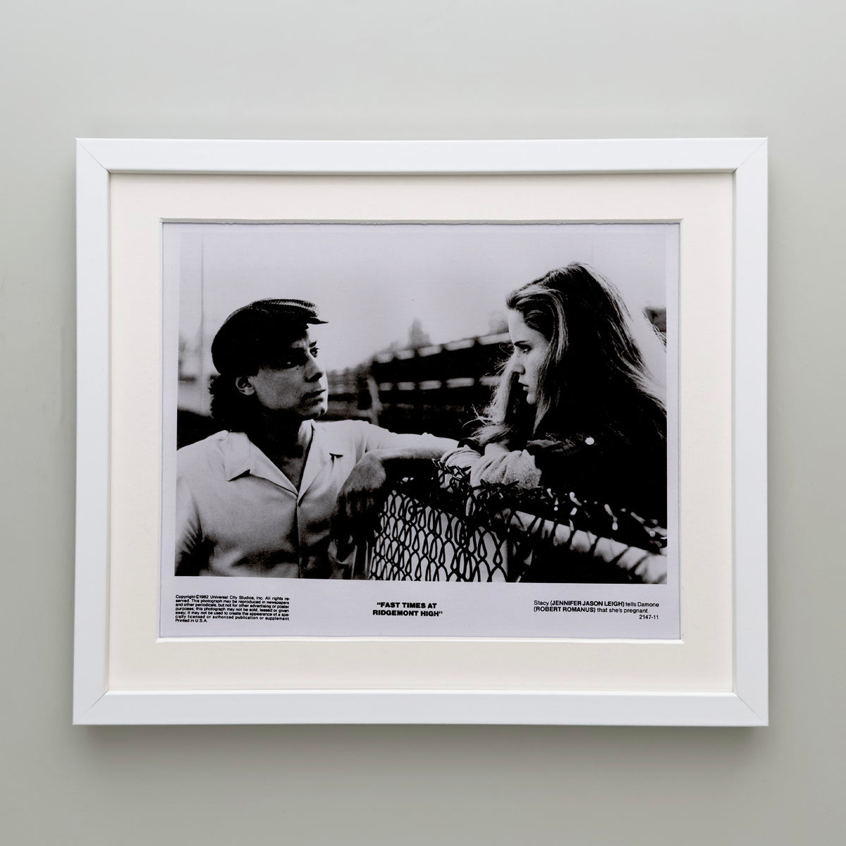 Fast Times at Ridgemont High 1982 Film Movie Press Publicity Still Framed