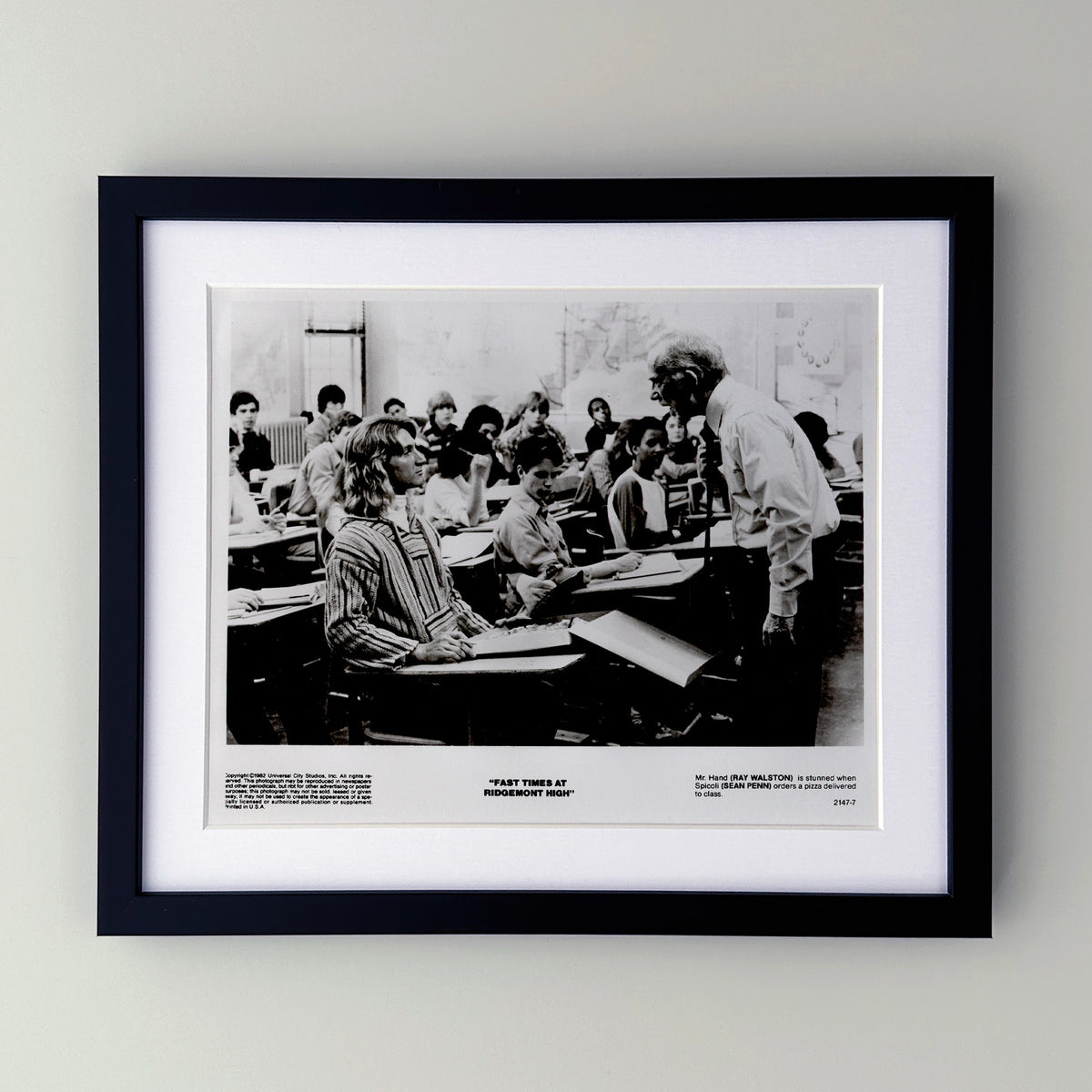 Fast Times at Ridgemont High 1982 Film Movie Press Publicity Still Framed