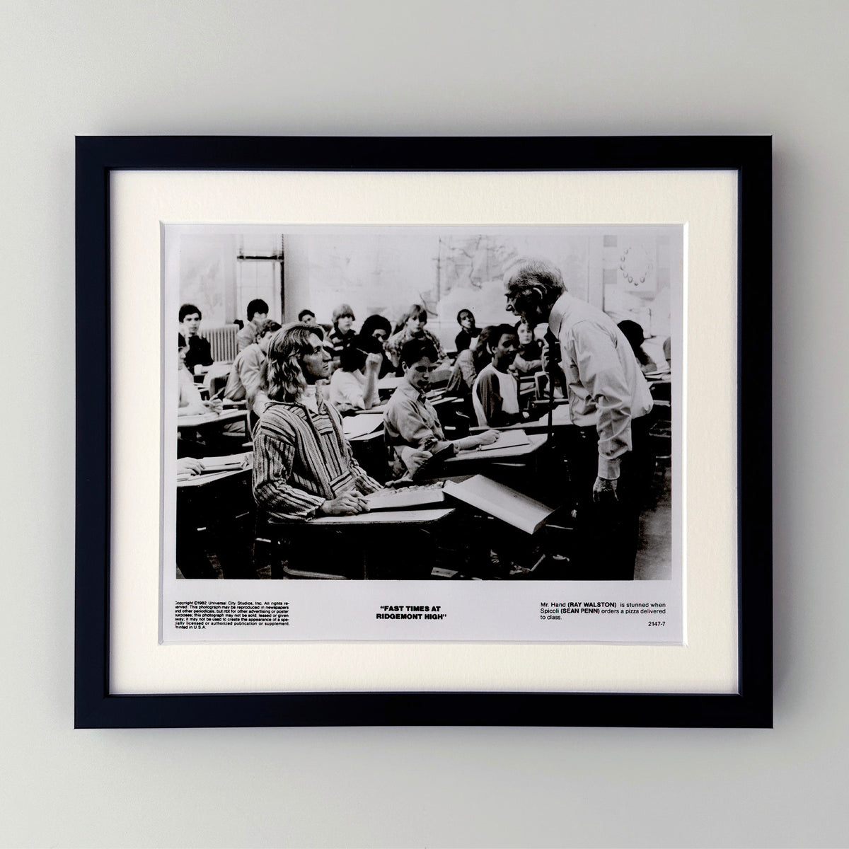 Fast Times at Ridgemont High 1982 Film Movie Press Publicity Still Framed