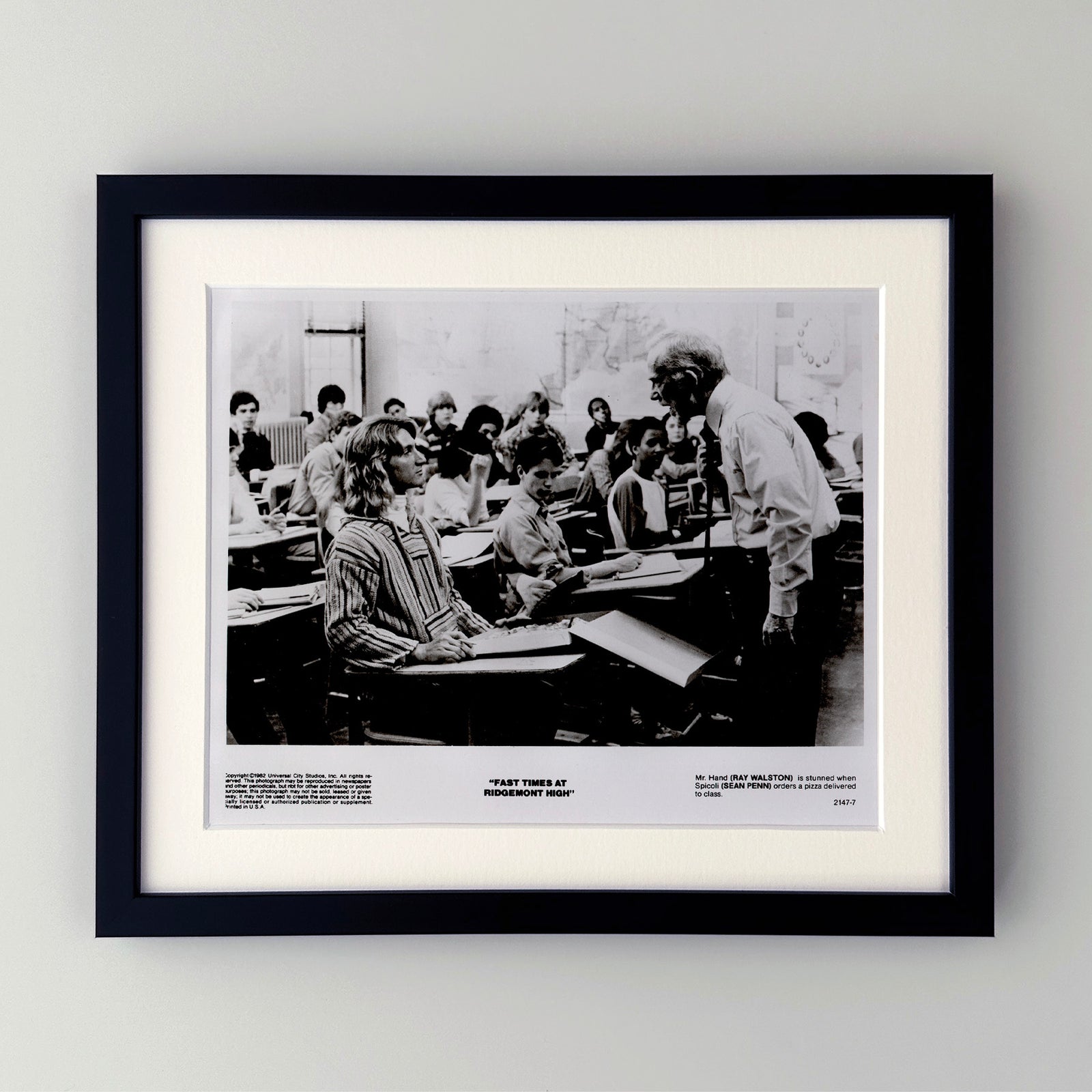 Fast Times at Ridgemont High 1982 Film Movie Press Publicity Still Framed