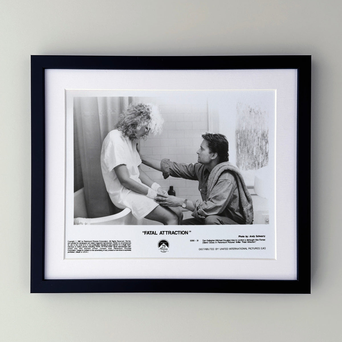 Fatal Attraction 1987 Publicity Film Movie Press Still Framed