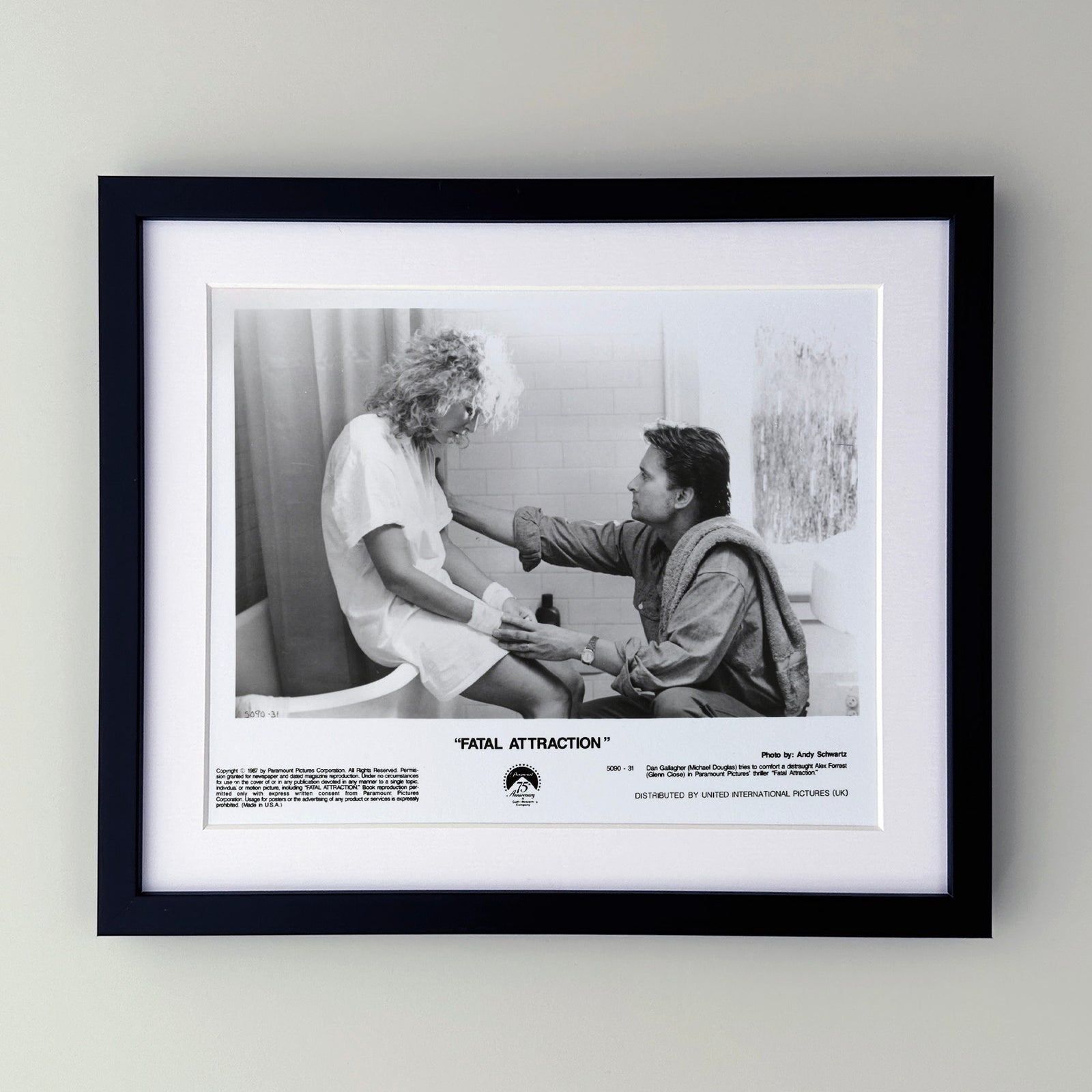Fatal Attraction 1987 Publicity Film Movie Press Still Framed
