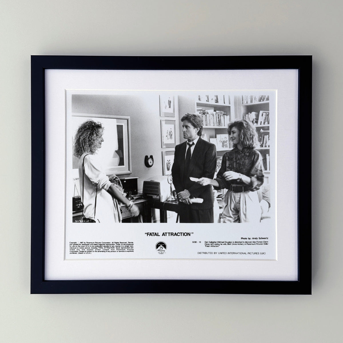 Fatal Attraction 1987 Publicity Film Movie Press Still Framed