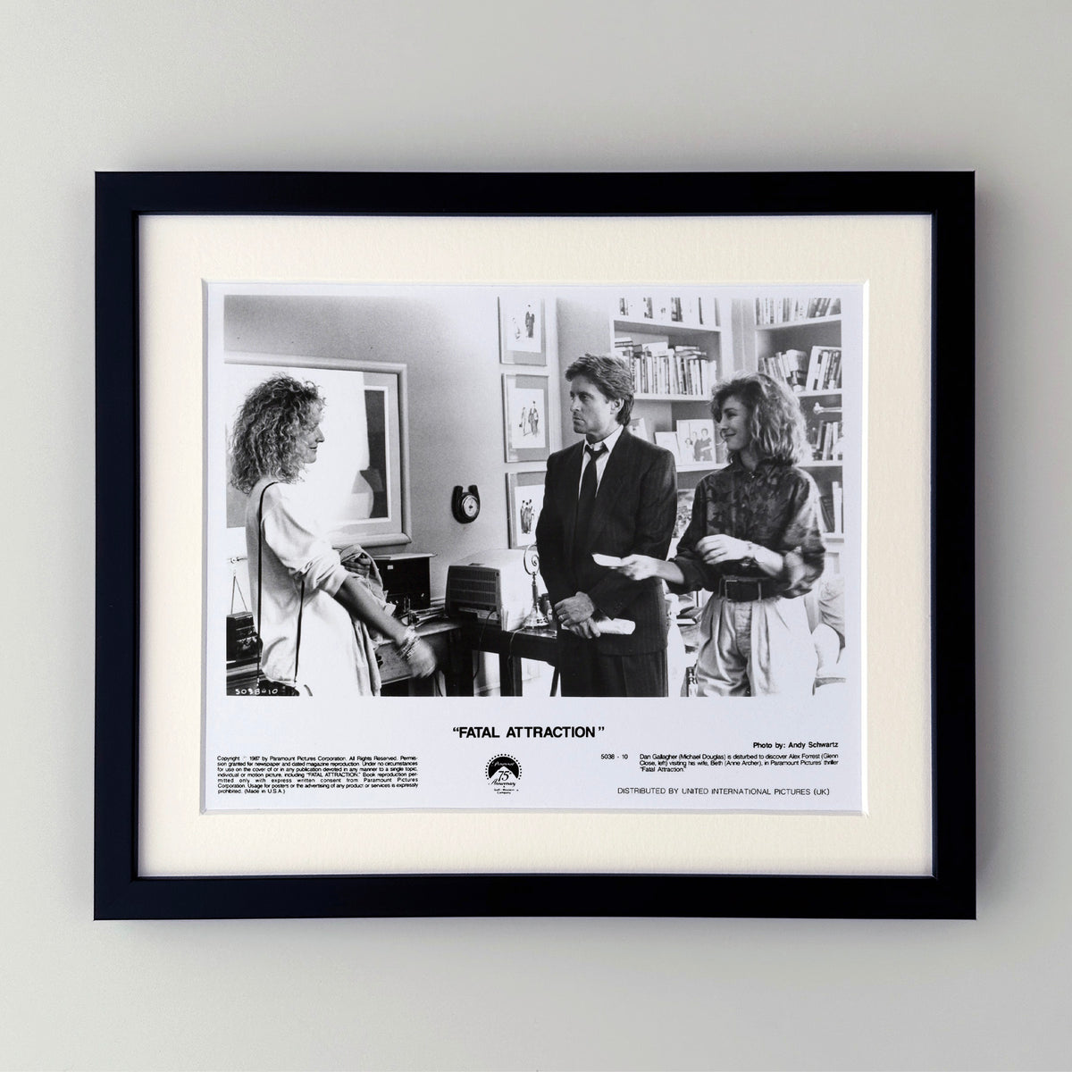 Fatal Attraction 1987 Publicity Film Movie Press Still Framed