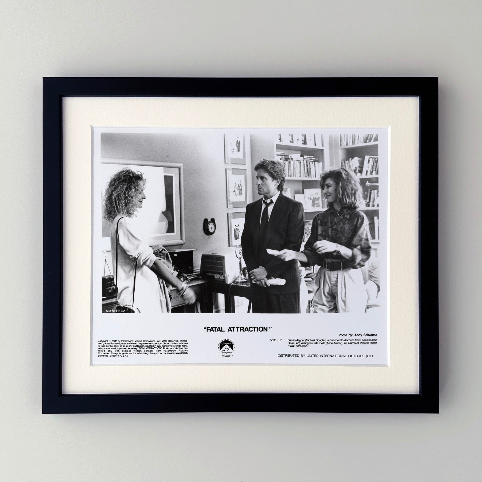 Fatal Attraction 1987 Publicity Film Movie Press Still Framed