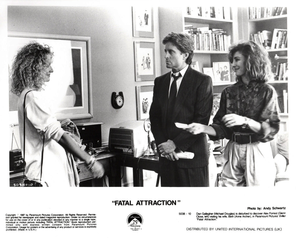 Fatal Attraction 1987 Publicity Film Movie Press Still Framed