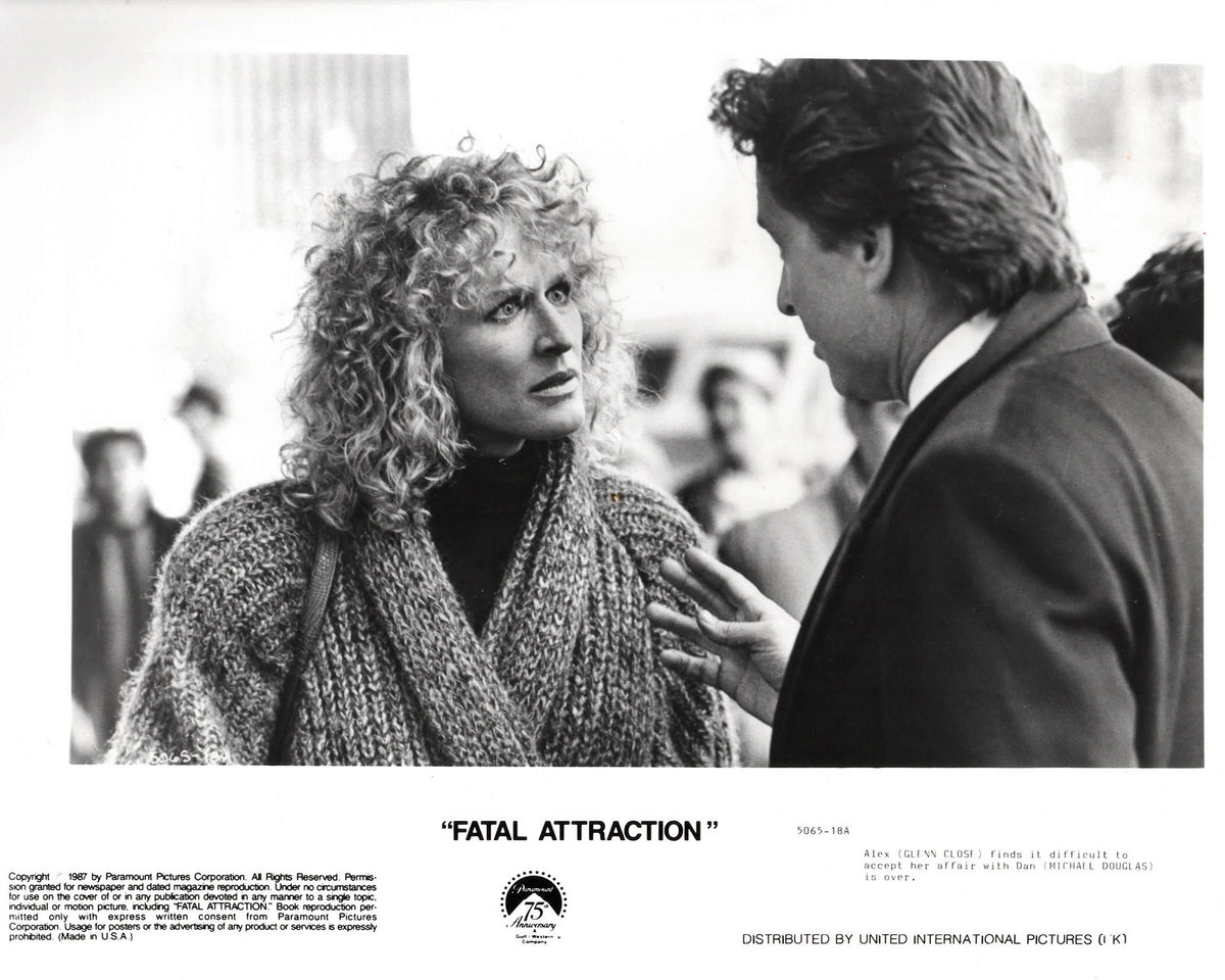 Fatal Attraction 1987 Publicity Film Movie Press Still Framed