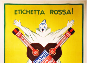 Felsina Ramazzotti 1926 Italian Oversized Alcohol Beverage Poster, Leonetto Cappiello - detail