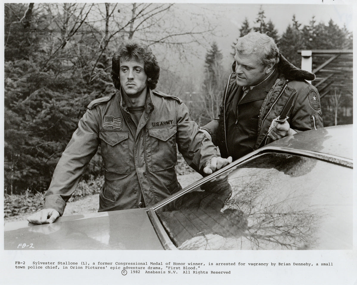 First Blood (1982) Film Movie Press Publicity Still Framed