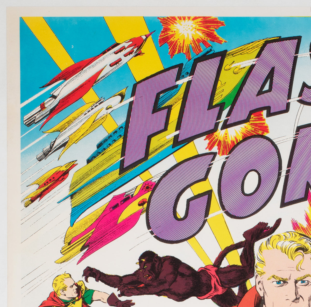 Flash Gordon 1972 King Features Syndicate Poster, Gray Morrow - detail
