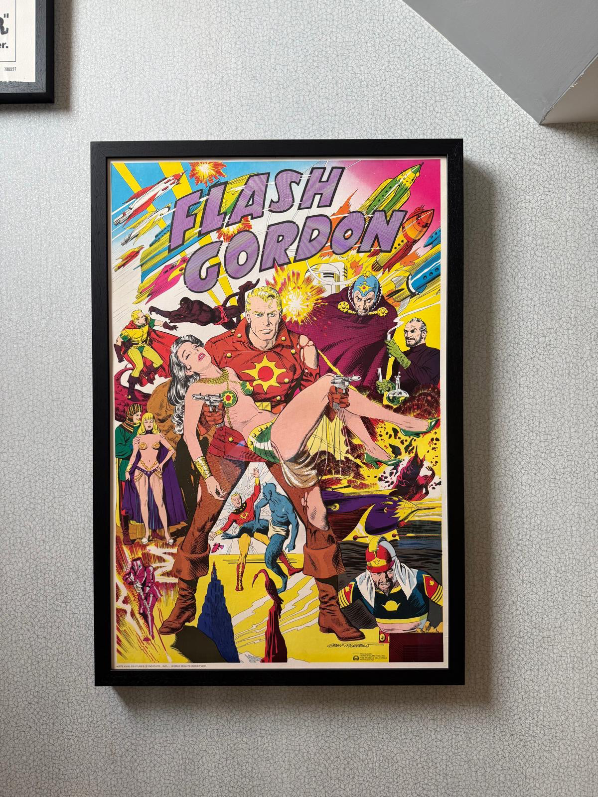 Flash Gordon 1972 King Features Syndicate Poster, Gray Morrow