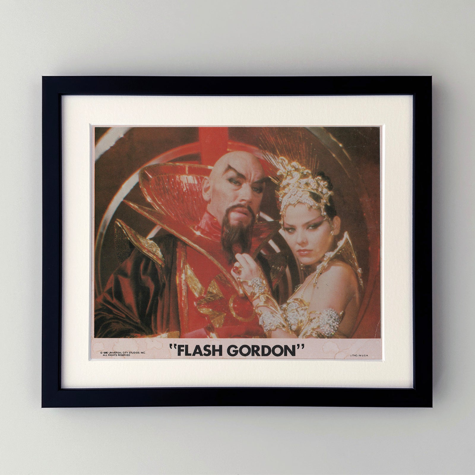 Flash Gordon 1980 Film Movie Lobby Card Framed