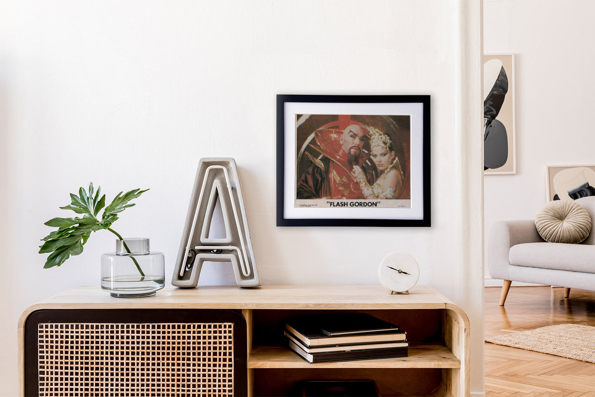 Flash Gordon 1980 Film Movie Lobby Card Framed