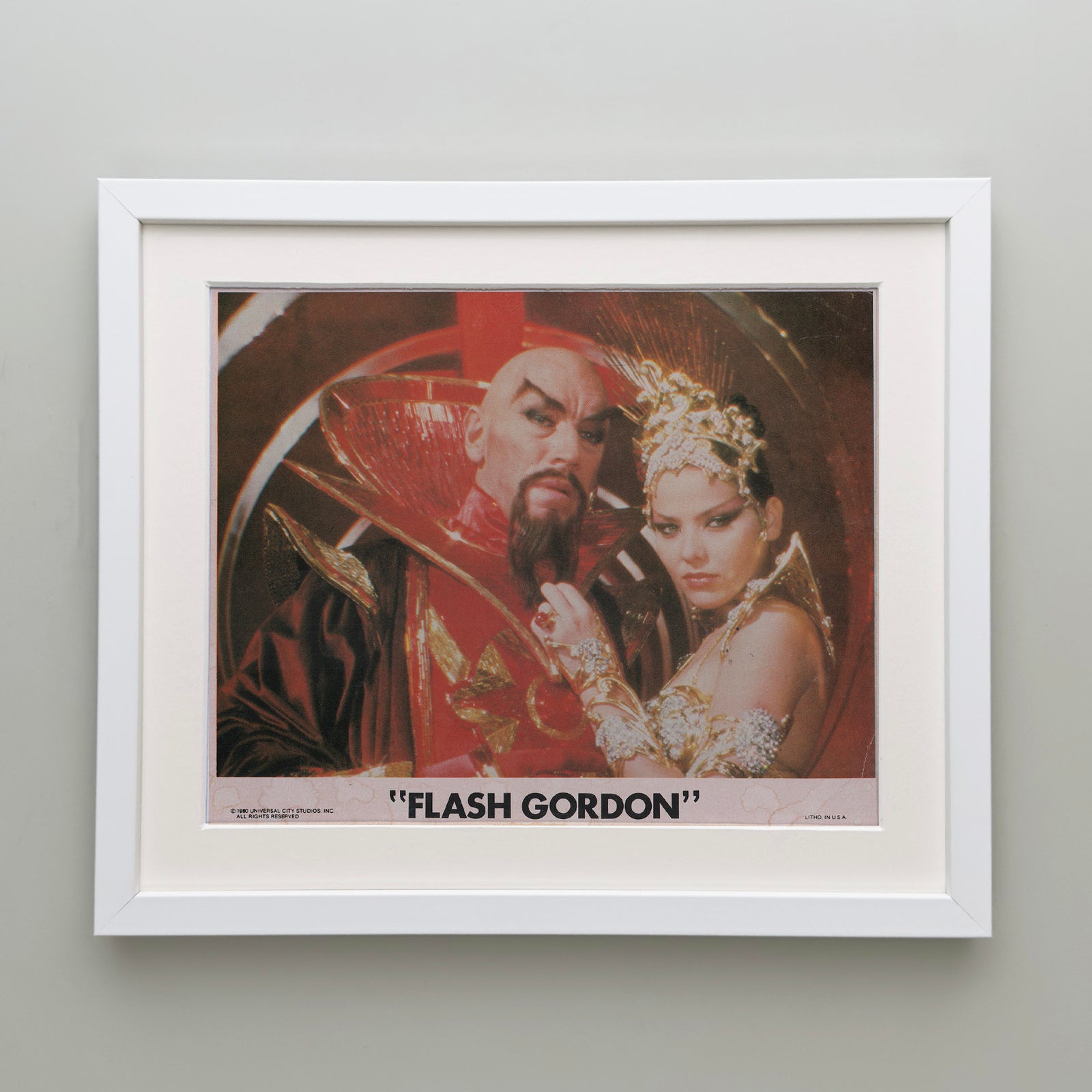 Flash Gordon 1980 Film Movie Lobby Card Framed