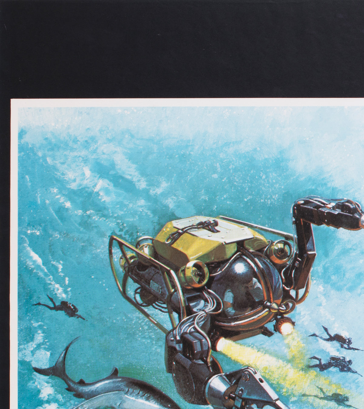 for your eyes only quad 1981 uk quad film movie poster brian bysouth - detail