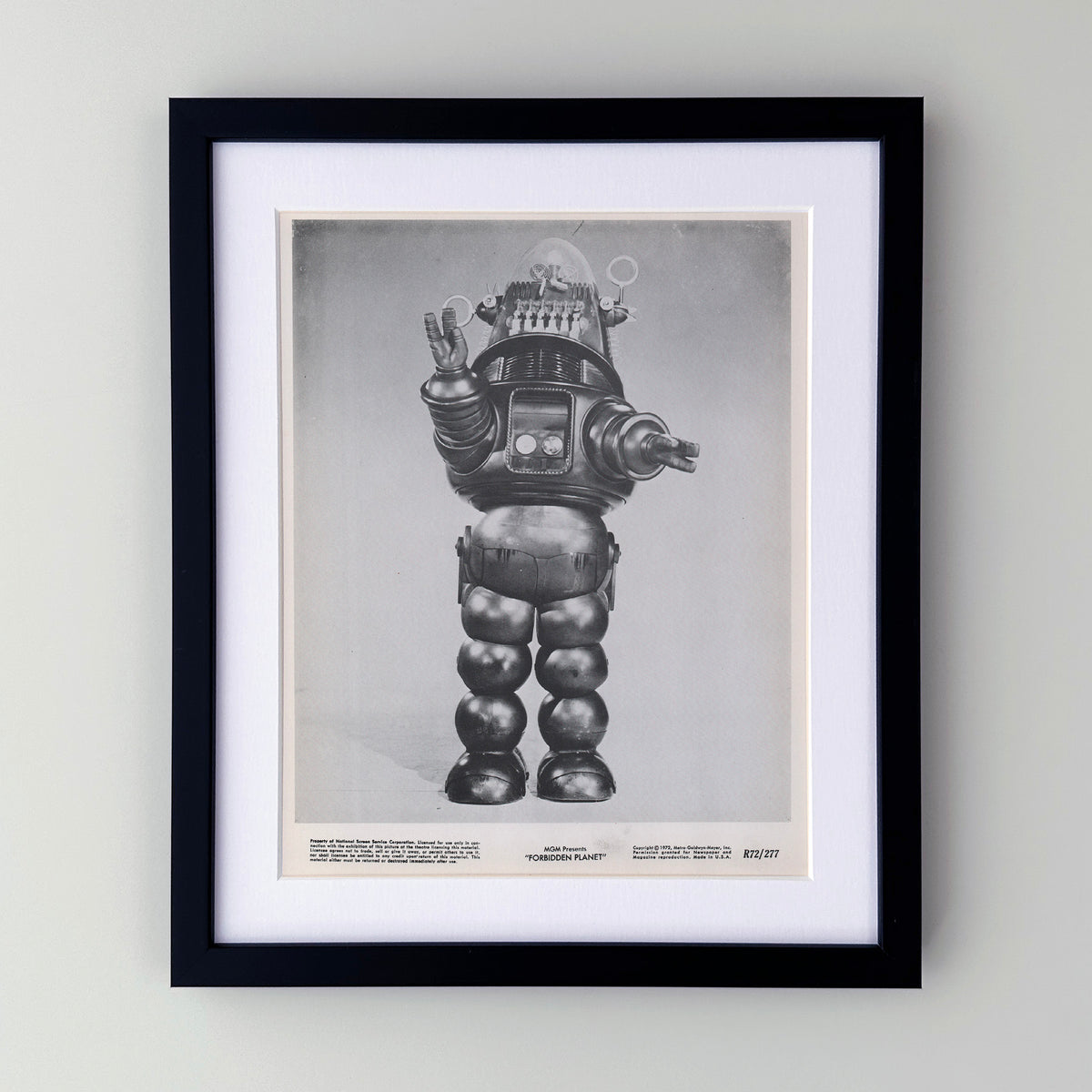 Forbidden Planet 1956 Film Movie Lobby Card Framed