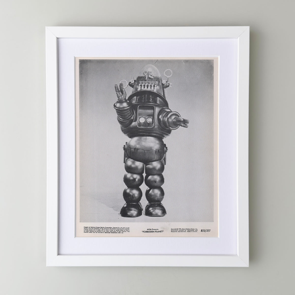 Forbidden Planet 1956 Film Movie Lobby Card Framed