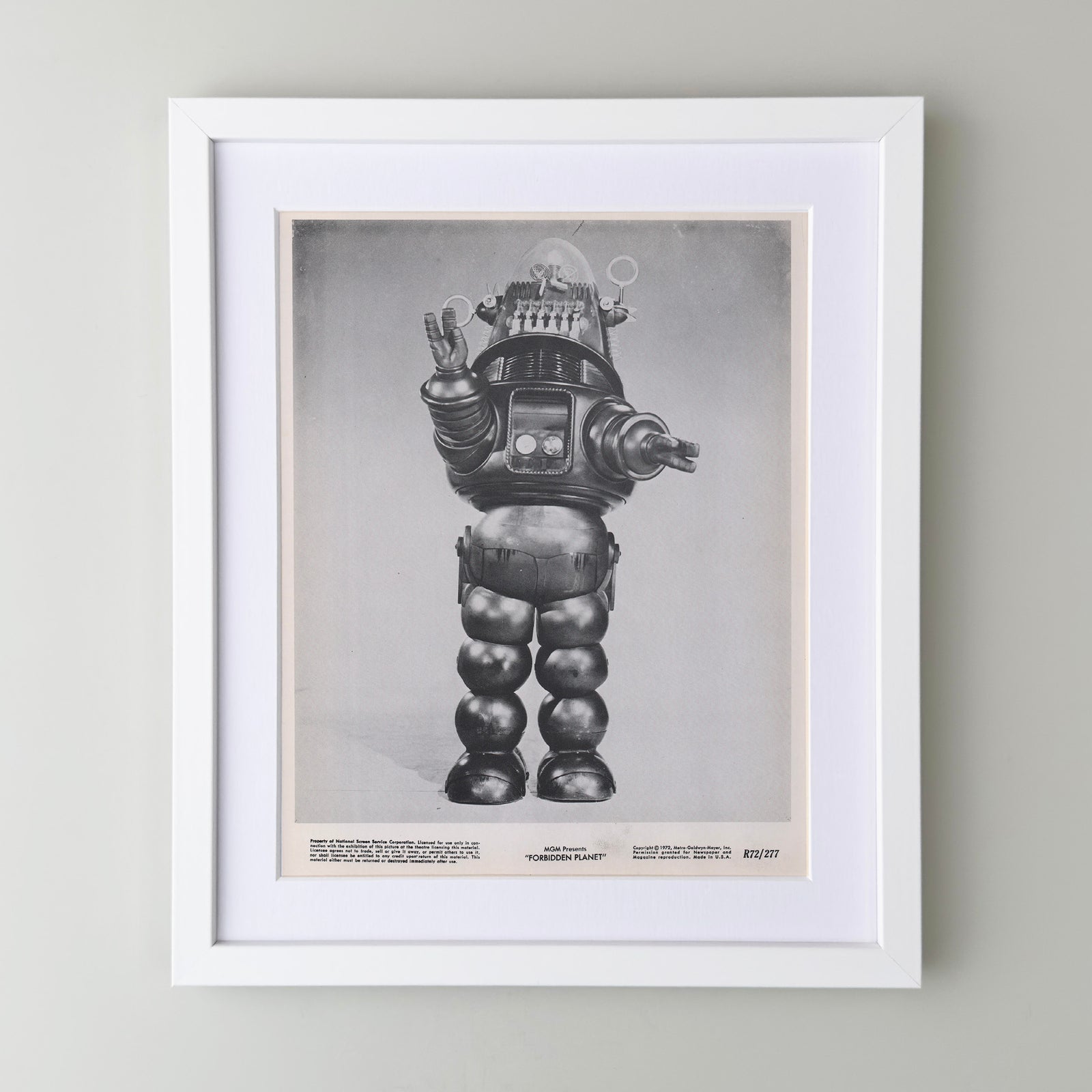 Forbidden Planet 1956 Film Movie Lobby Card Framed