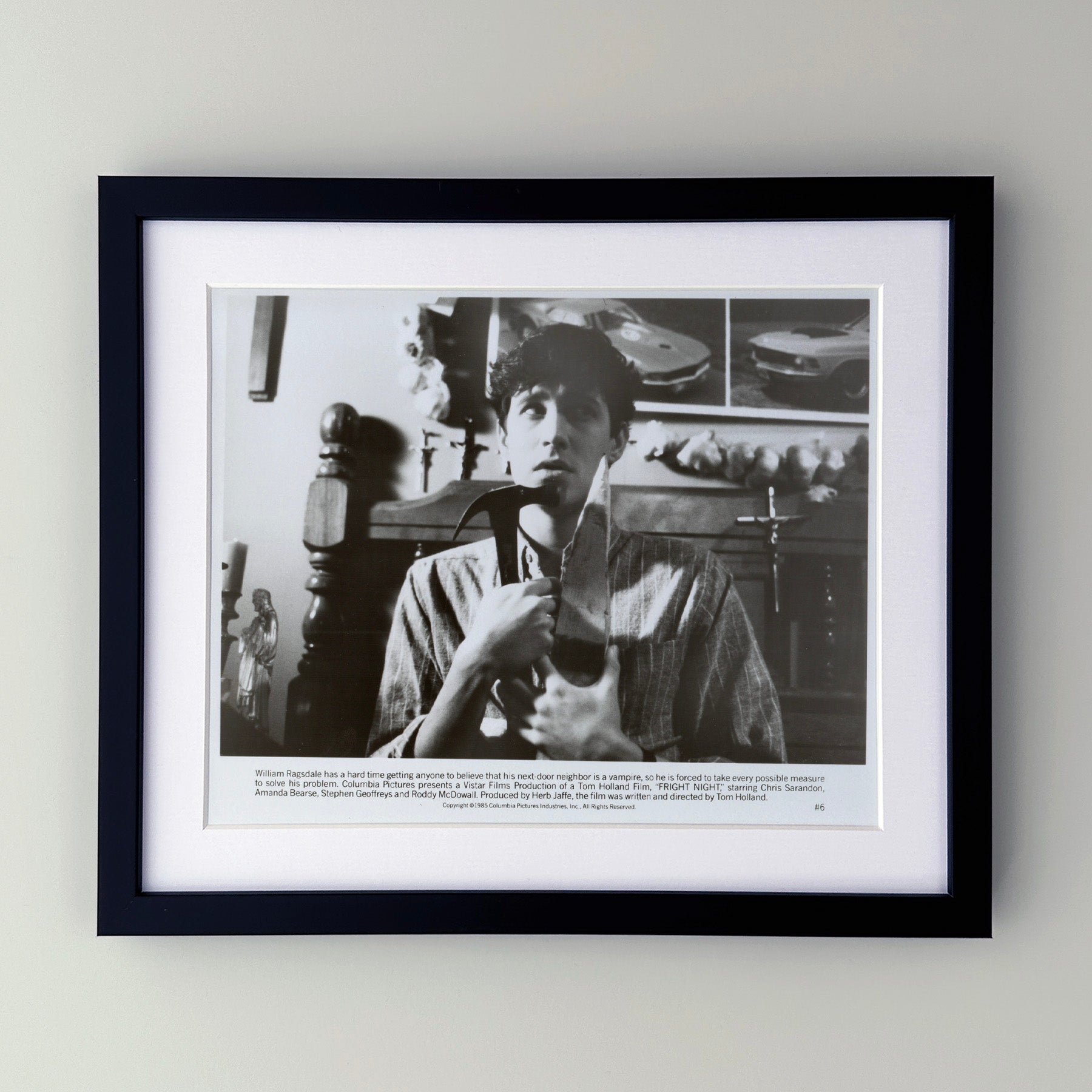 Fright Night 1985 Film Movie Press Publicity Still Framed