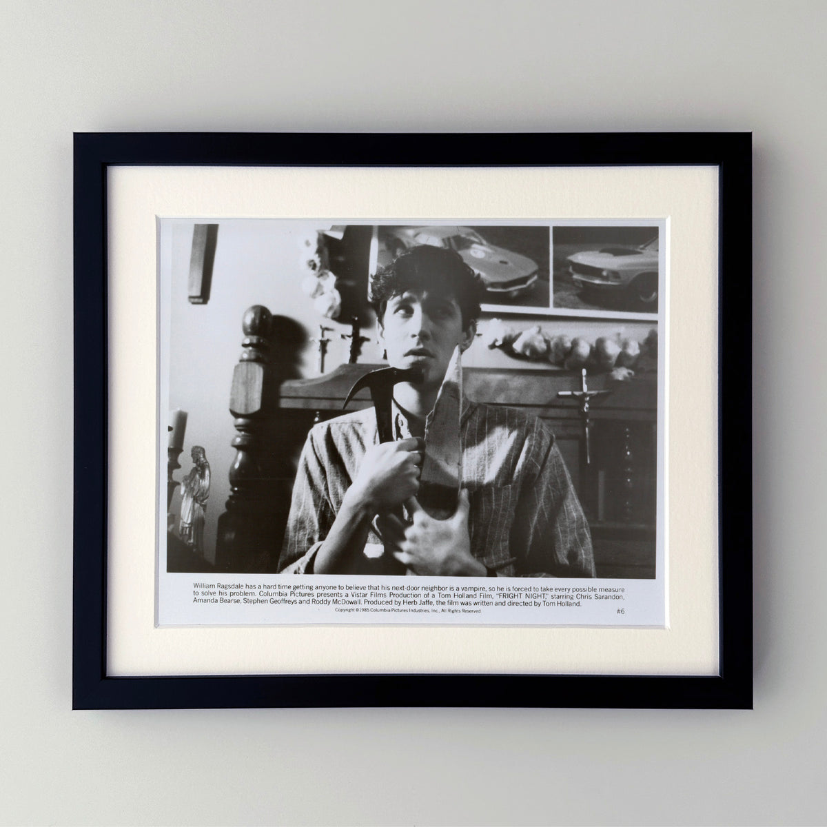 Fright Night 1985 Film Movie Press Publicity Still Framed