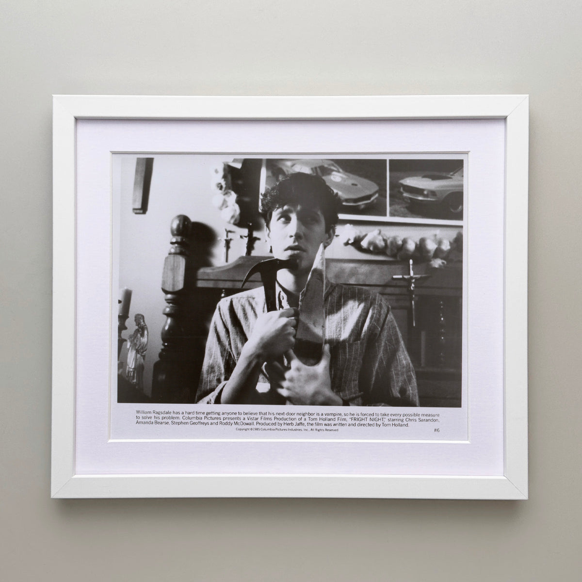 Fright Night 1985 Film Movie Press Publicity Still Framed