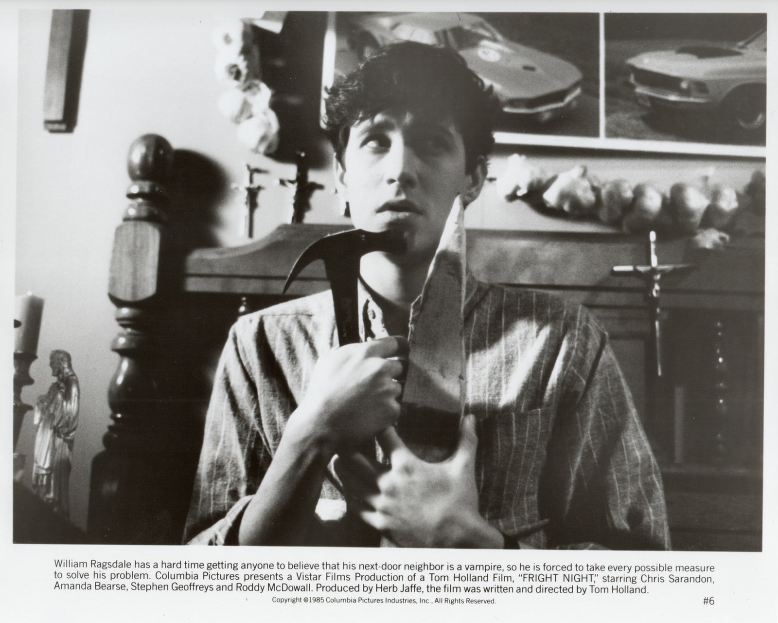 Fright Night 1985 Film Movie Press Publicity Still Framed