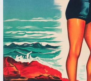 From Here to Eternity 1953 French Moyenne Film Movie Poster, Constantin Belinsky - detail