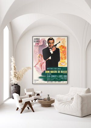 From Russia With Love 1964 French Grande Film Movie Poster, Boris Grinsson