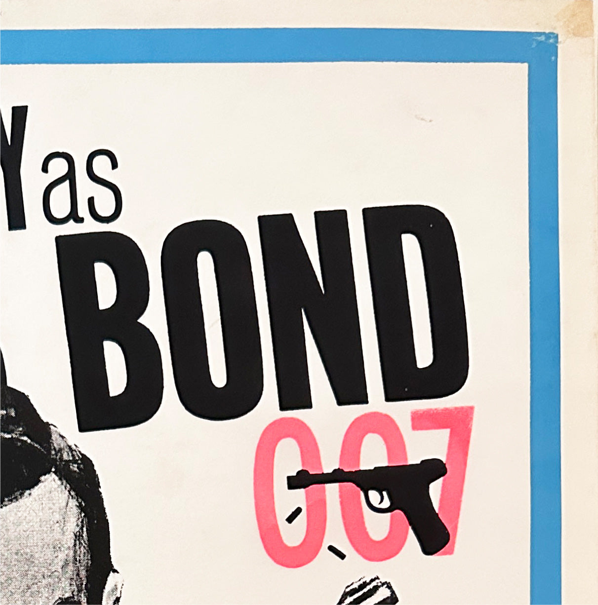 From Russia With Love 1964 UK Double Crown Style B Film Poster - detail