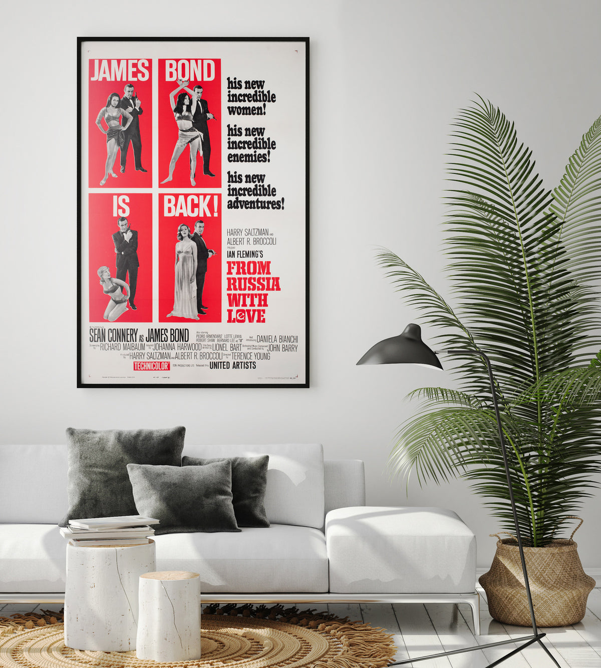 From Russia With Love 1964 US 1 Sheet Style B Film Movie Poster