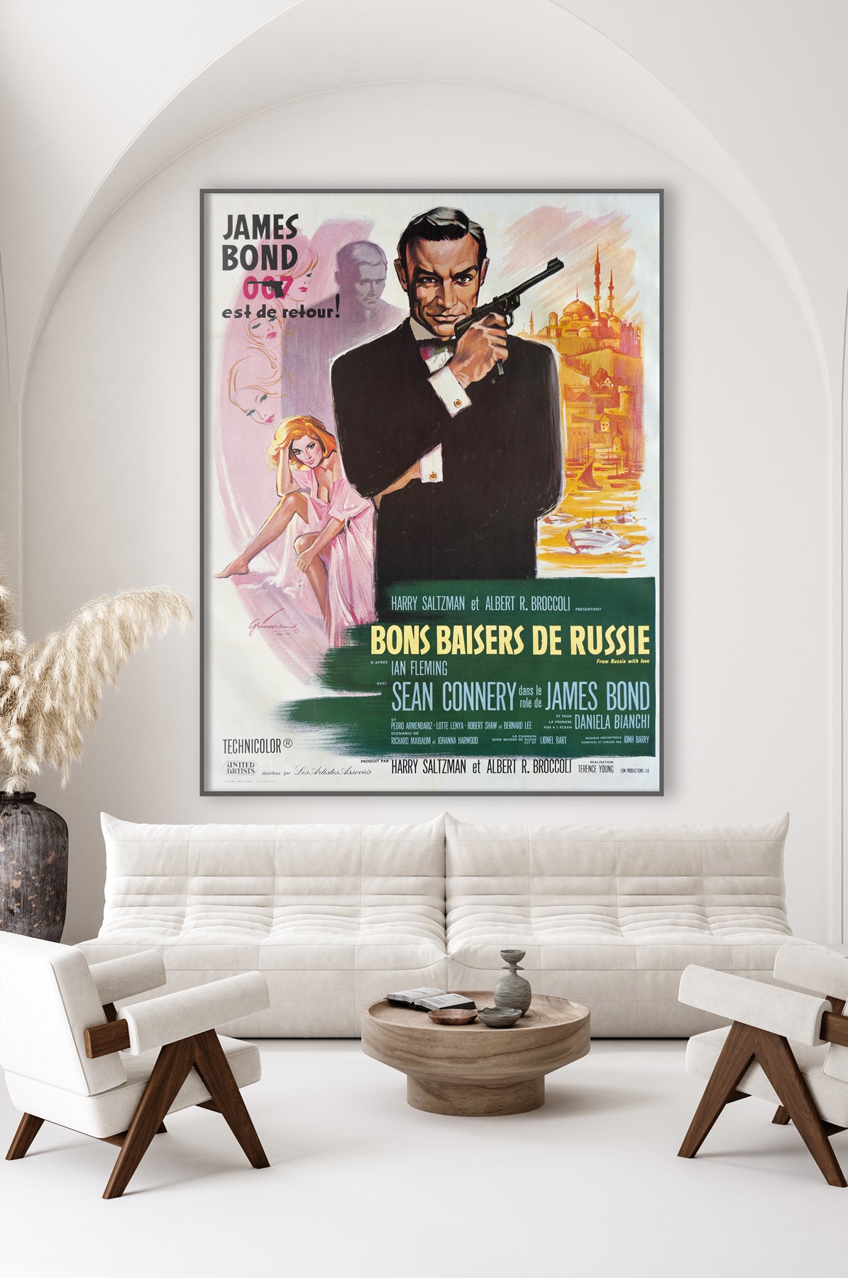 From Russia With Love R1970s French Grande Film Movie Poster, Boris Grinsson