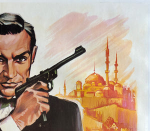 From Russia With Love R1970s French Grande Film Movie Poster, Boris Grinsson - detail