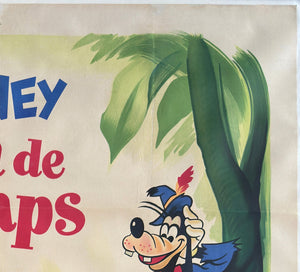 Fun and Fancy Free 1947 Disney French Grande Film Movie Poster - detail
