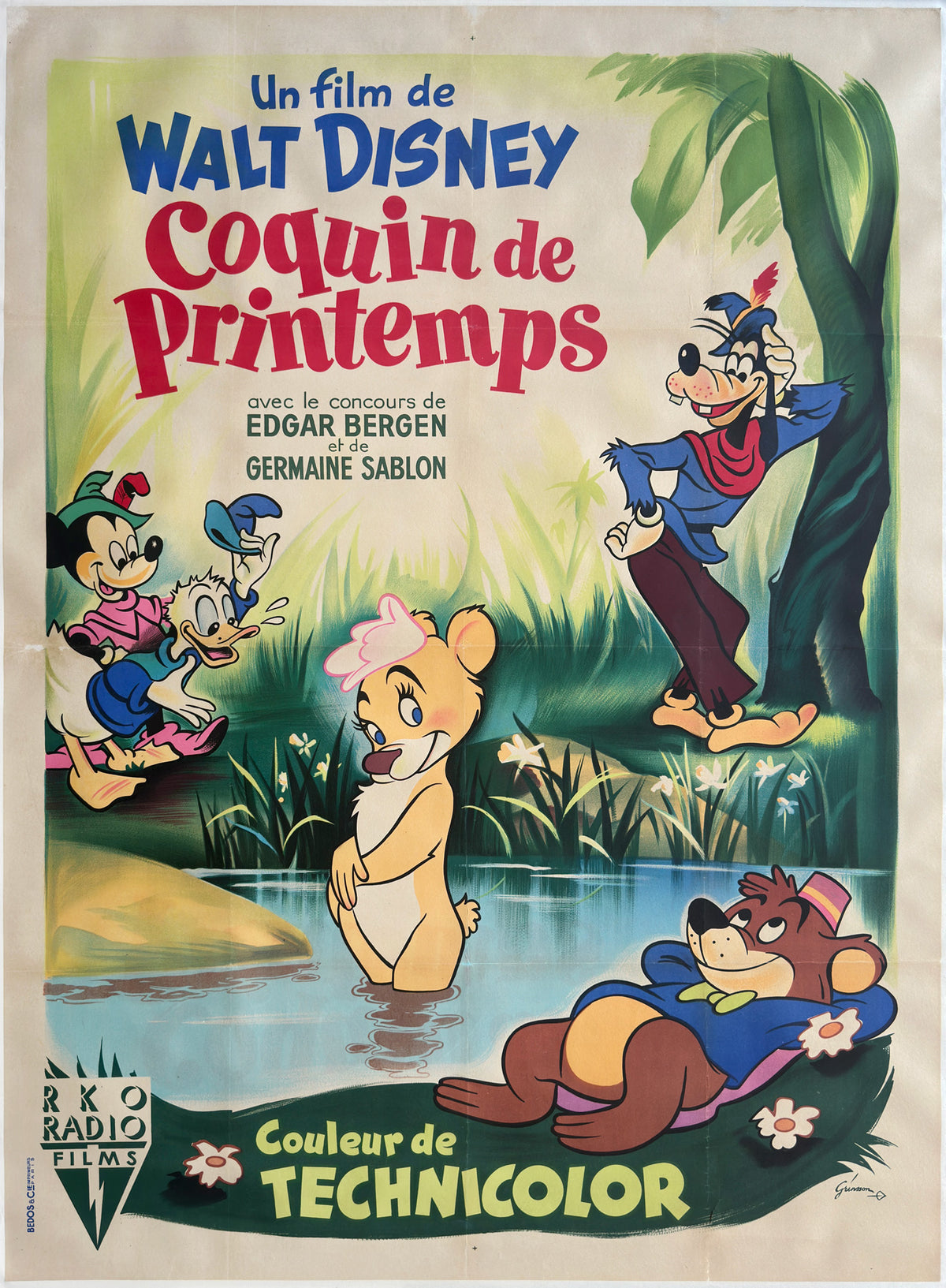 Fun And Fancy Free 1947 Disney French Grande Film Movie Poster Orson fun-and-fancy-free-1947-disney-french-grande-film-movie-poster-orson