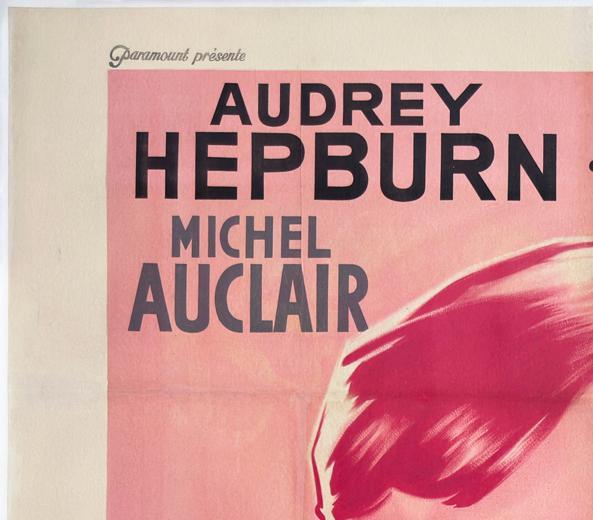 Funny Face 1957 French Grande Film Movie Poster, Boris Grinsson - detail