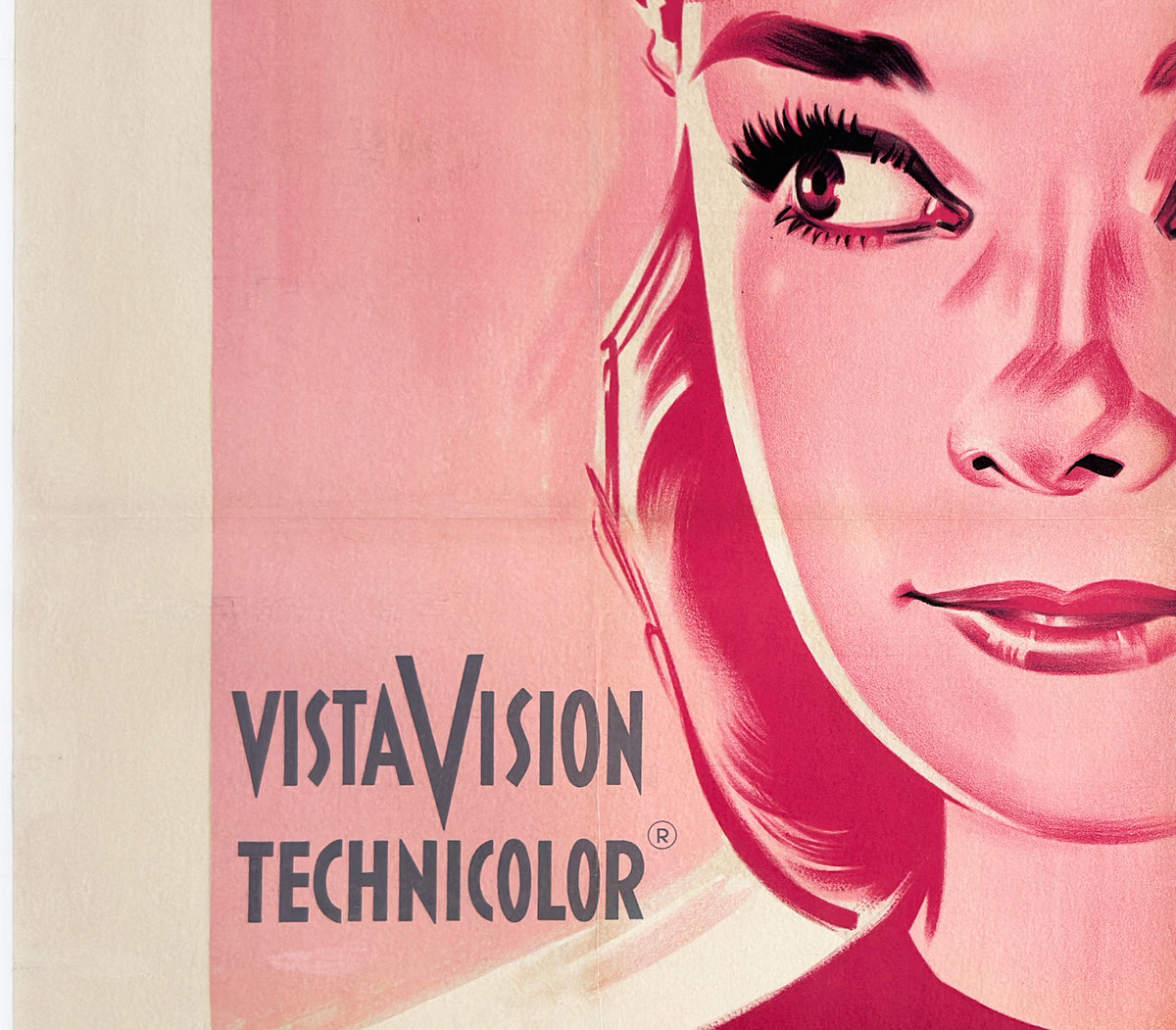 Funny Face 1957 French Grande Film Movie Poster, Boris Grinsson - detail