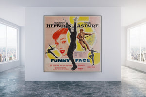 Funny Face 1957 US 6 Sheet Film Movie Poster