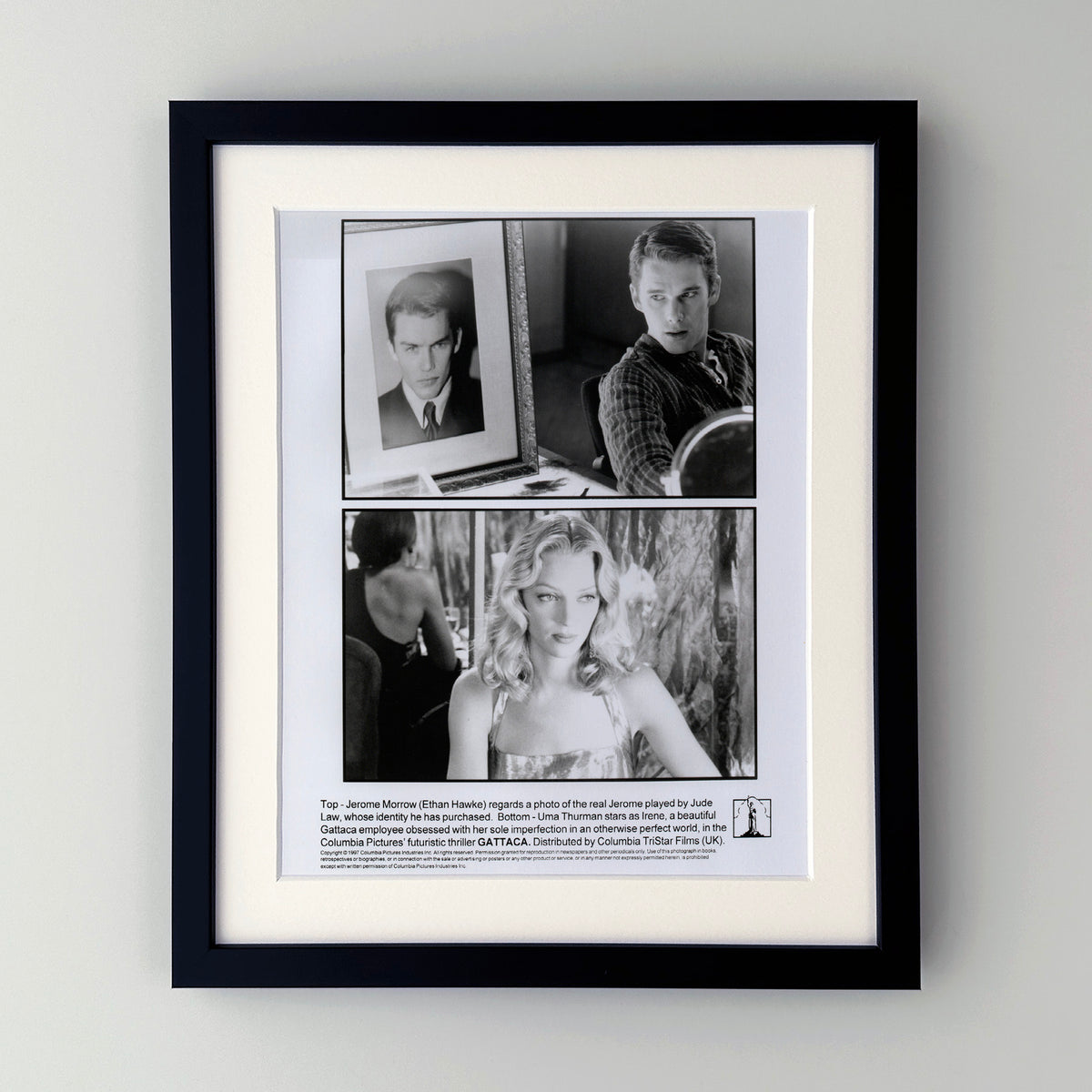 Gattaca 1997 Film Movie Press Publicity Still Framed