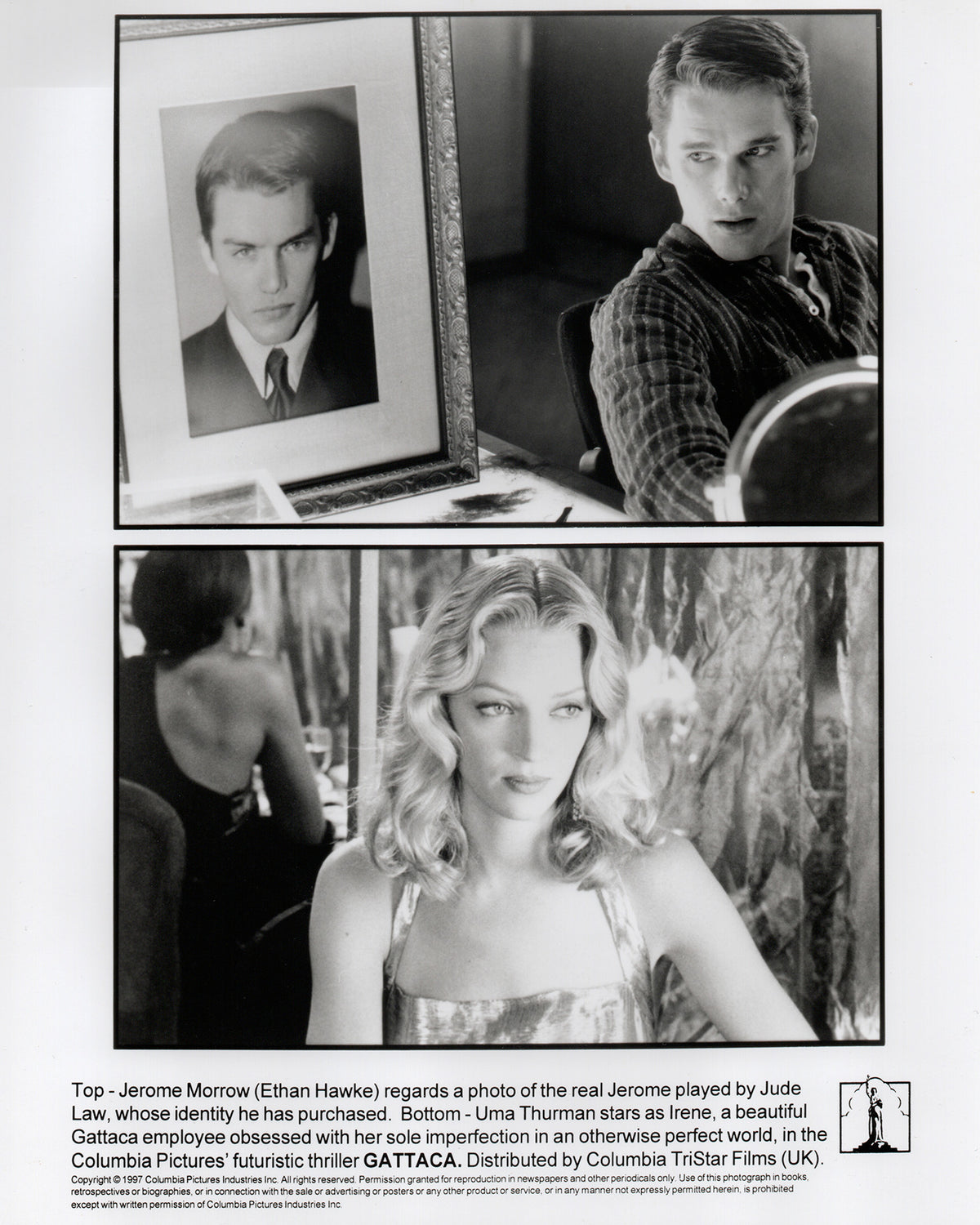 Gattaca 1997 Film Movie Press Publicity Still Framed