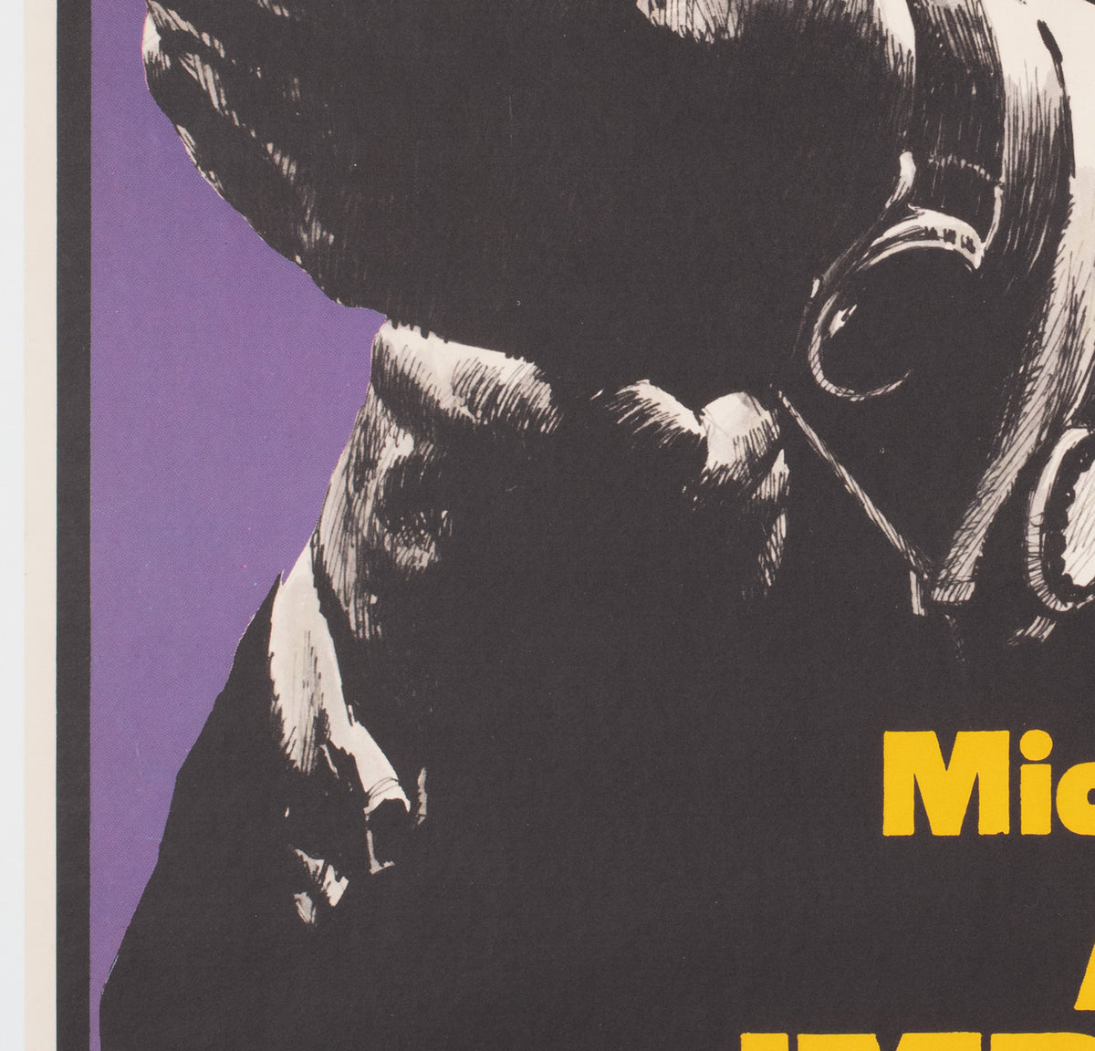 Get Carter 1975 Spanish 1 Sheet Film Movie Poster, Macario Gomez - detail