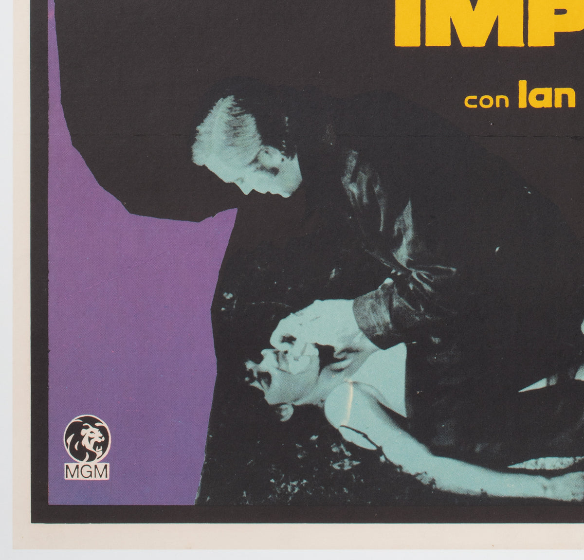 Get Carter 1975 Spanish 1 Sheet Film Movie Poster, Macario Gomez - detail