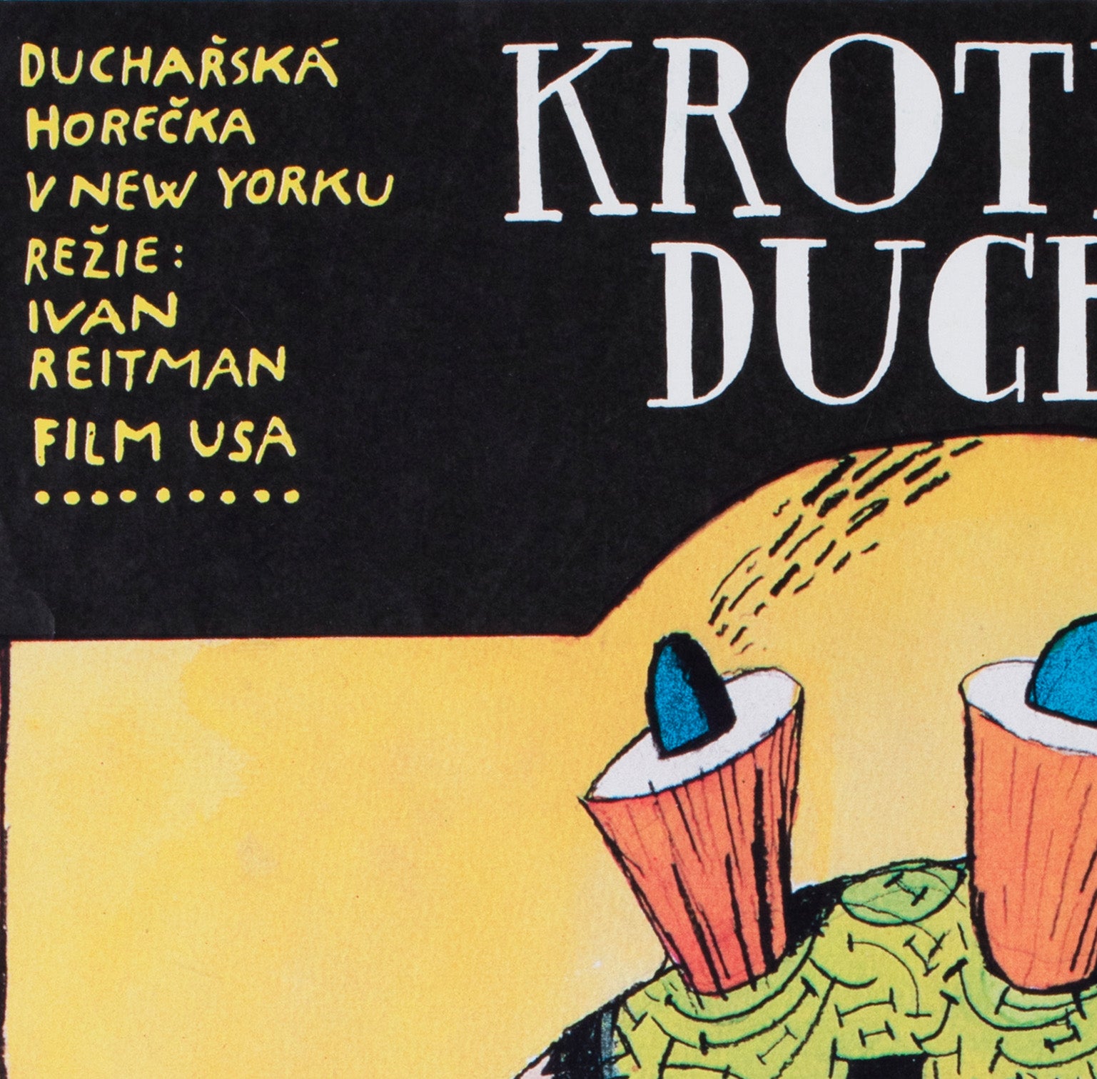 Ghostbusters 1988 Czech A3 Film Poster Petr Pos - detail