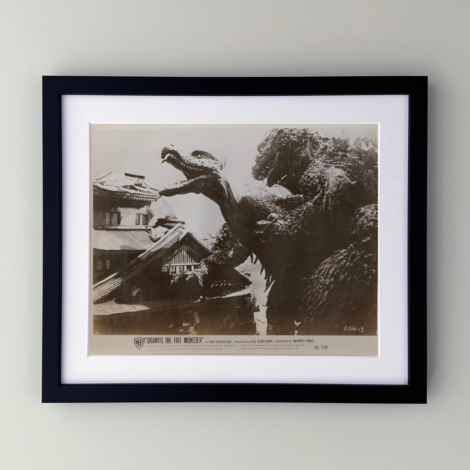 Gigantis The Fire Monster (1959) Film Movie Press Publicity Still Framed