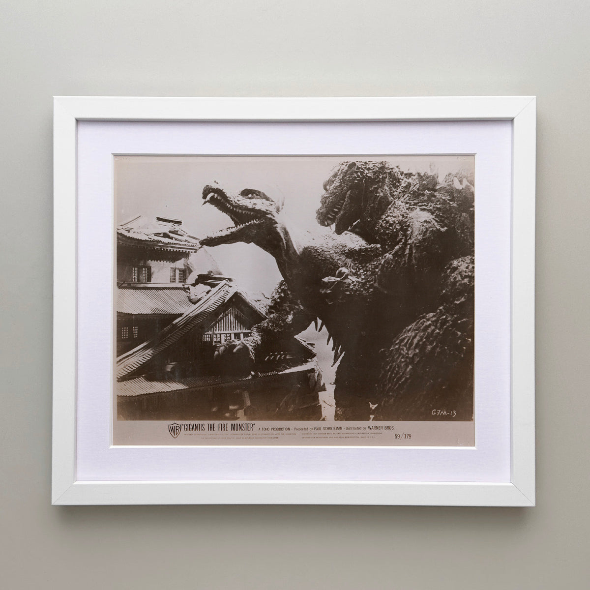 Gigantis The Fire Monster (1959) Film Movie Press Publicity Still Framed